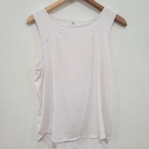 Yogalicious white tank top size L